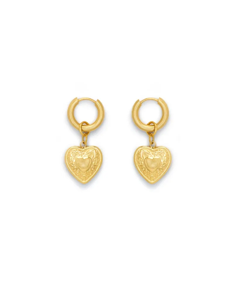 Le Veer - Heritage heart earrings