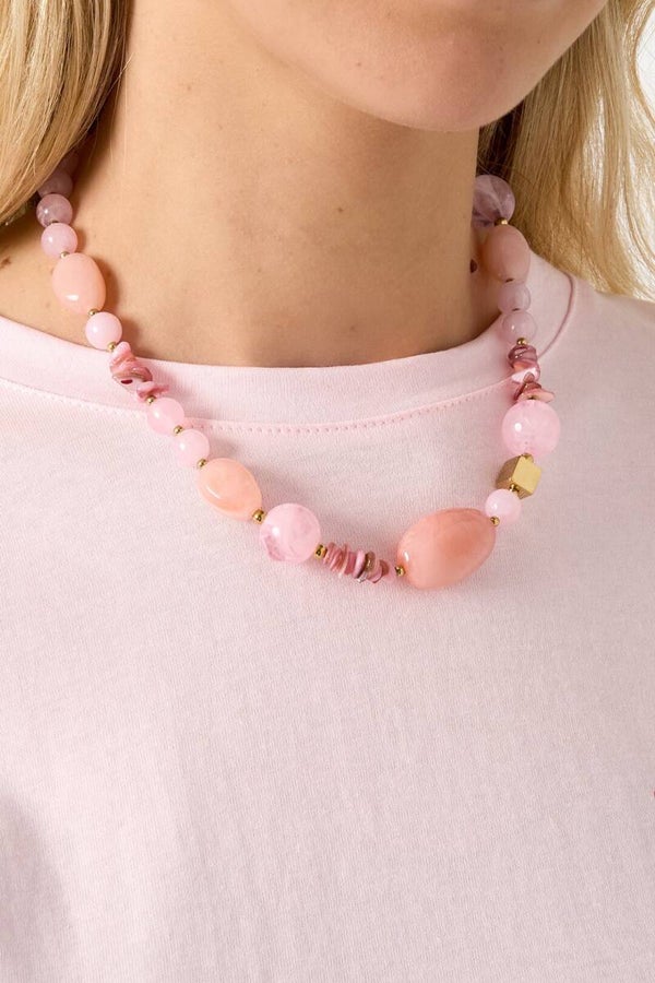 Zomerse hars kralen ketting