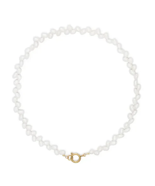 Le Veer - Pearl petal necklace