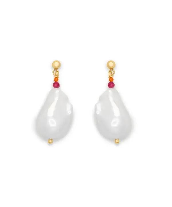 Le Veer - Pearl drop earrings