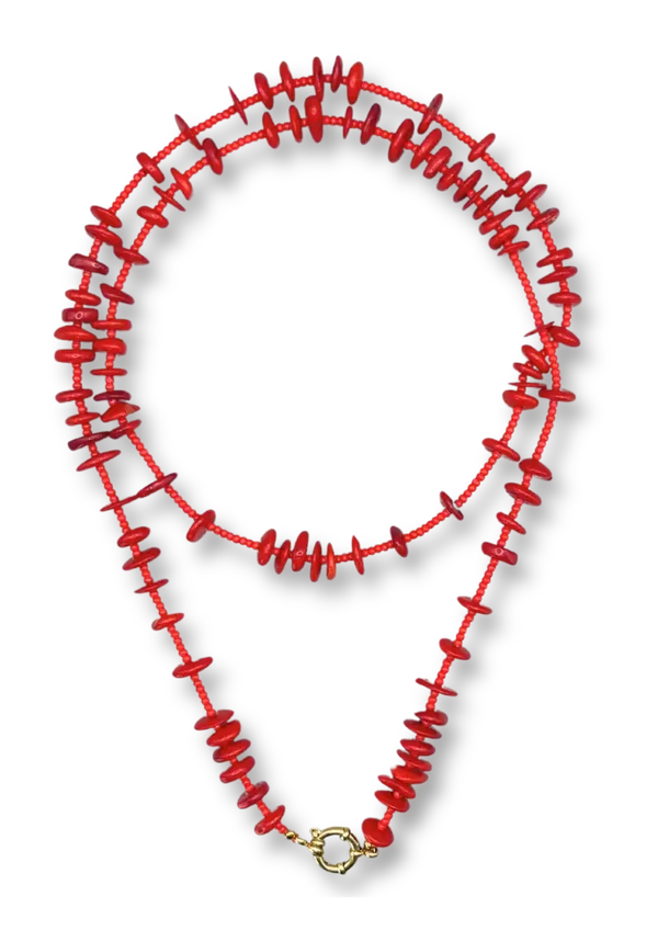 Bonnie Studio - Kralen Koraal Ketting