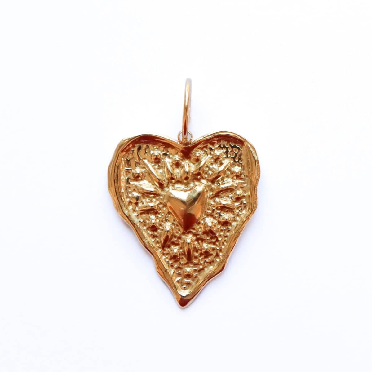 Label Kiki - Bold heart charm gold