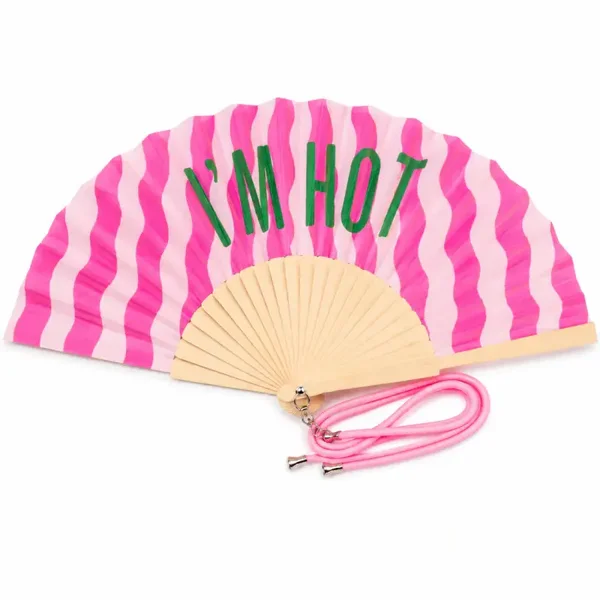 Waaier met leuke opdruk - I’m hot