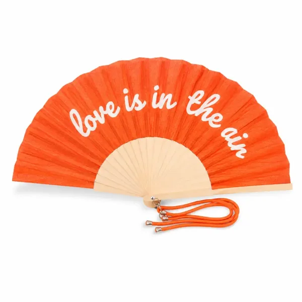 Waaier met leuke opdruk - love is in the Air!