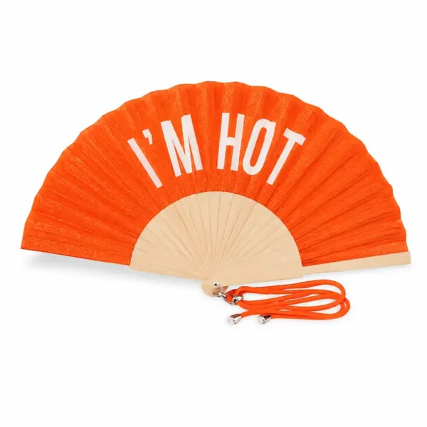 Waaier met leuke opdruk - I’m hot