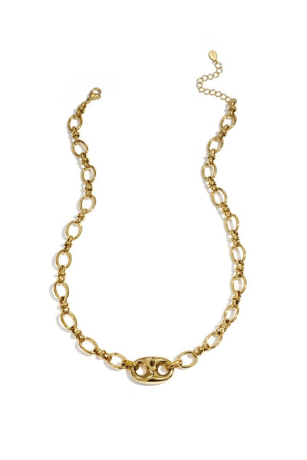 Ketting met Knop hanger