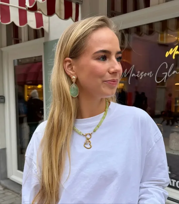 Flem the Label - Earring Olive