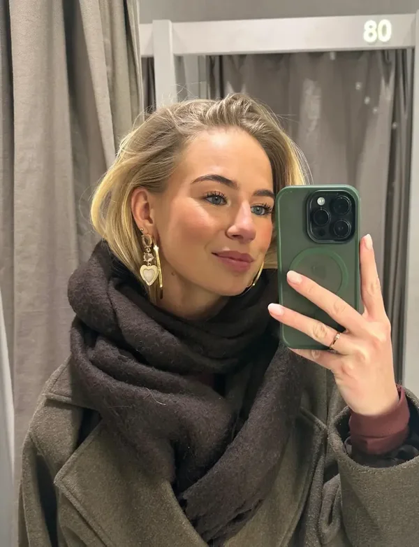 Flem the Label - Earring Golden Hoop Big