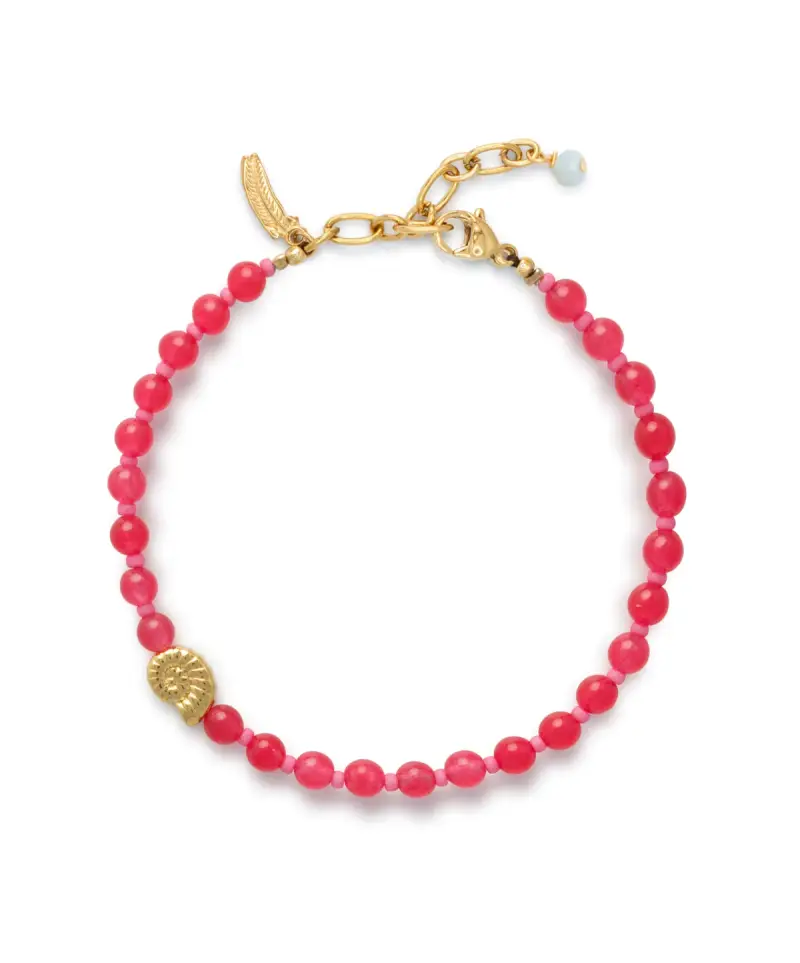 Le Veer - Pink Shell Armband