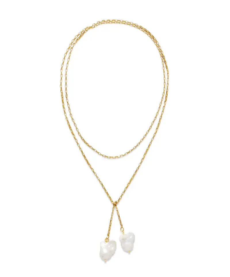 !!! Cooming soon !!! - Le Veer - Twin Pearl Ketting !!! Cooming soon !!!