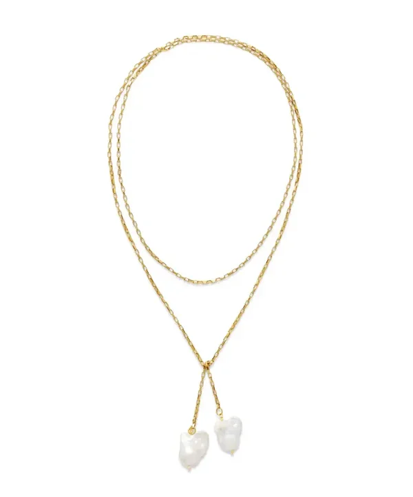 !!! Cooming soon !!! - Le Veer - Twin Pearl Ketting !!! Cooming soon !!!