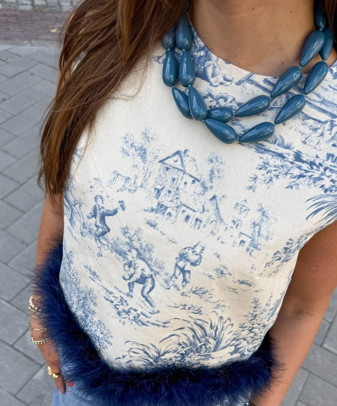 Le Veer - Muse Necklace Denim