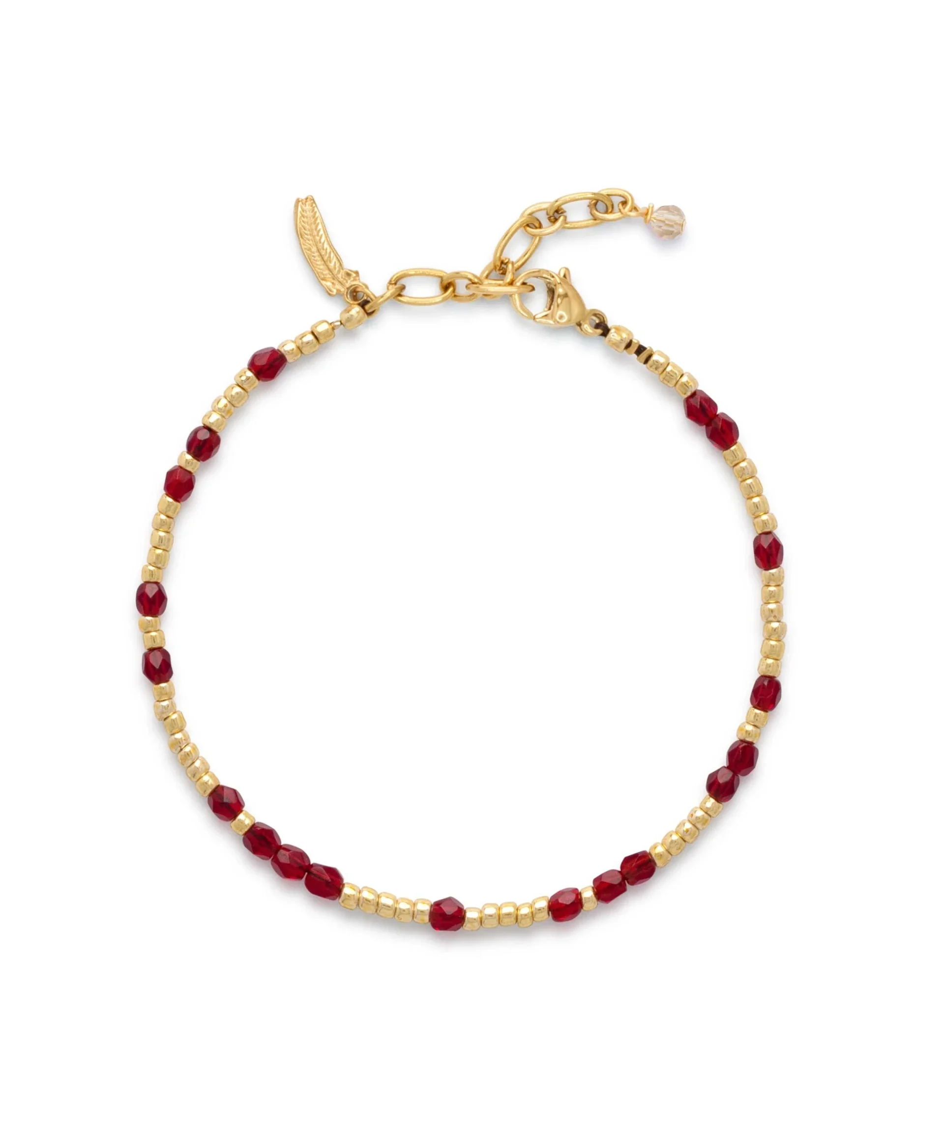 Le Veer - Halo Bracelet red