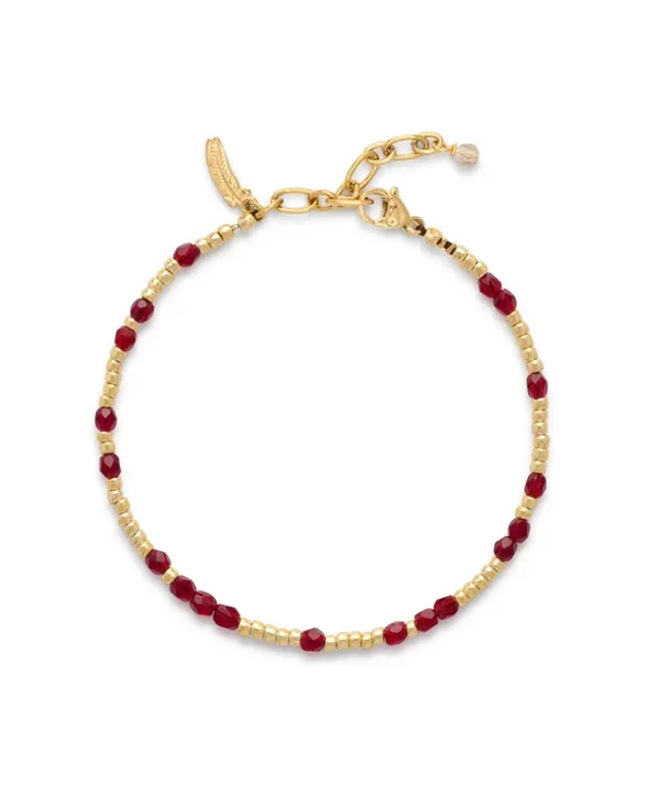 Le Veer - Halo Bracelet red