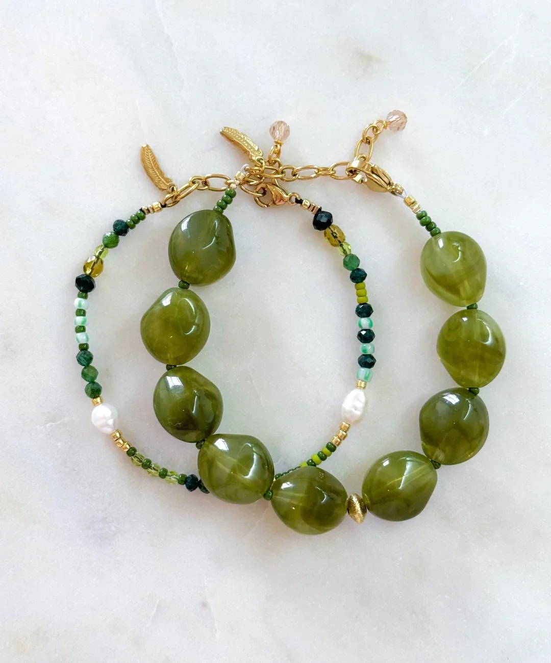 Le Veer - Hula green Bracelet