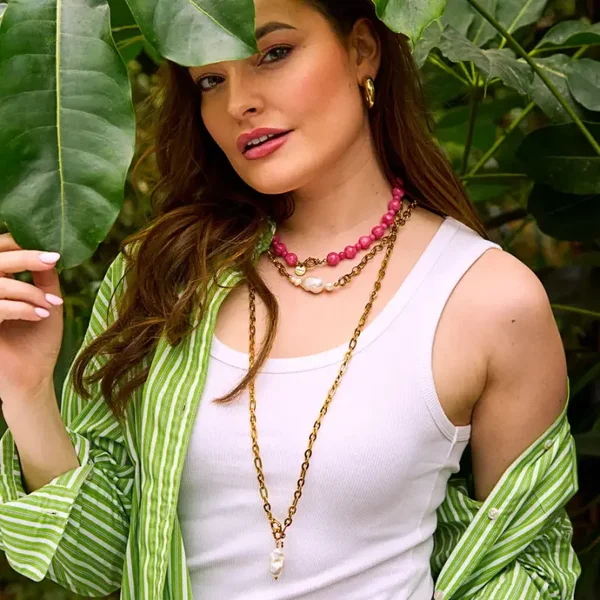 Studio Frenchie - Necklace Pink Blush