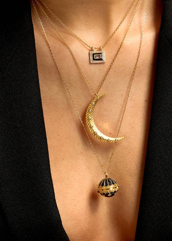 Mya-Bay - Ketting Gold big Moon