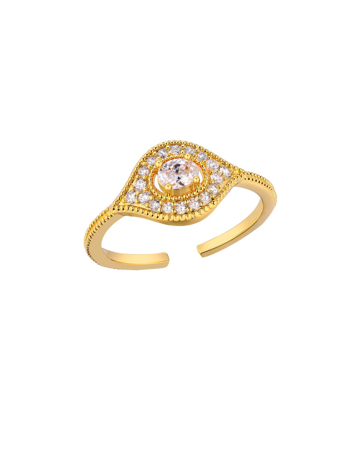 Mya-Bay - Ring white majestic Eye