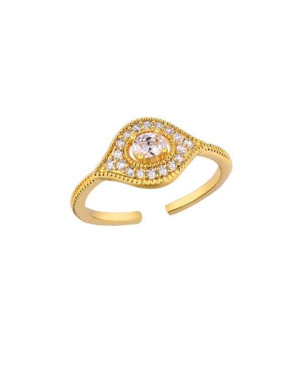 Mya-Bay - Ring white majestic Eye