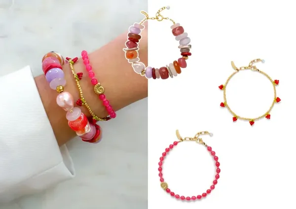 Le Veer - Strawberry Blush set