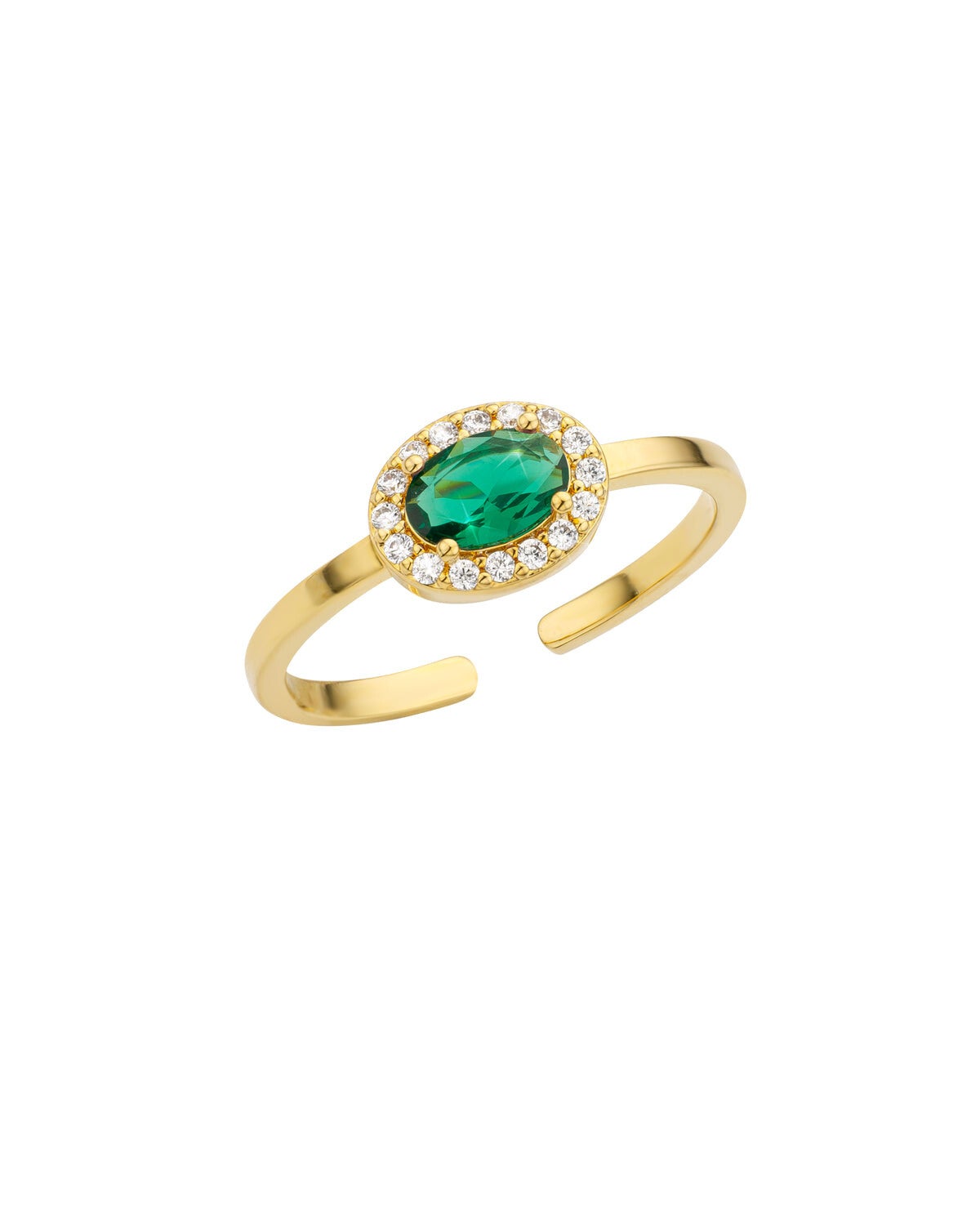 Mya-Bay - Ring green Dynasty