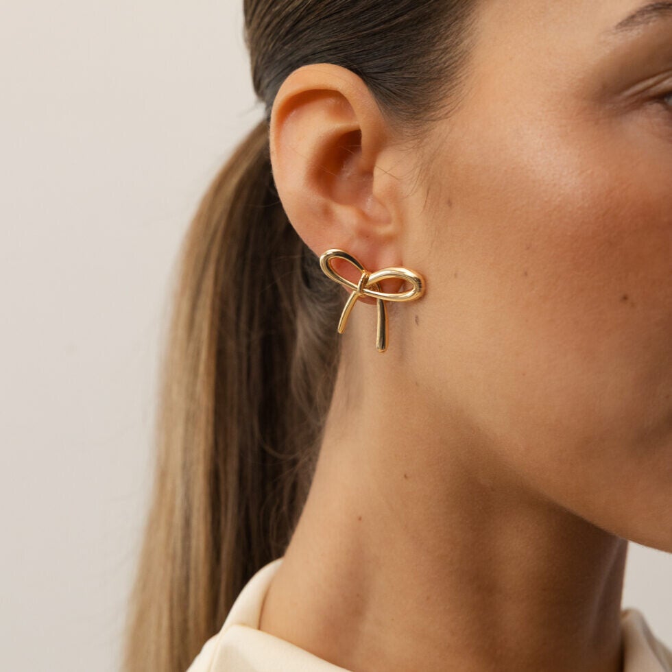 SDP - Lazo gold shortie Earrings