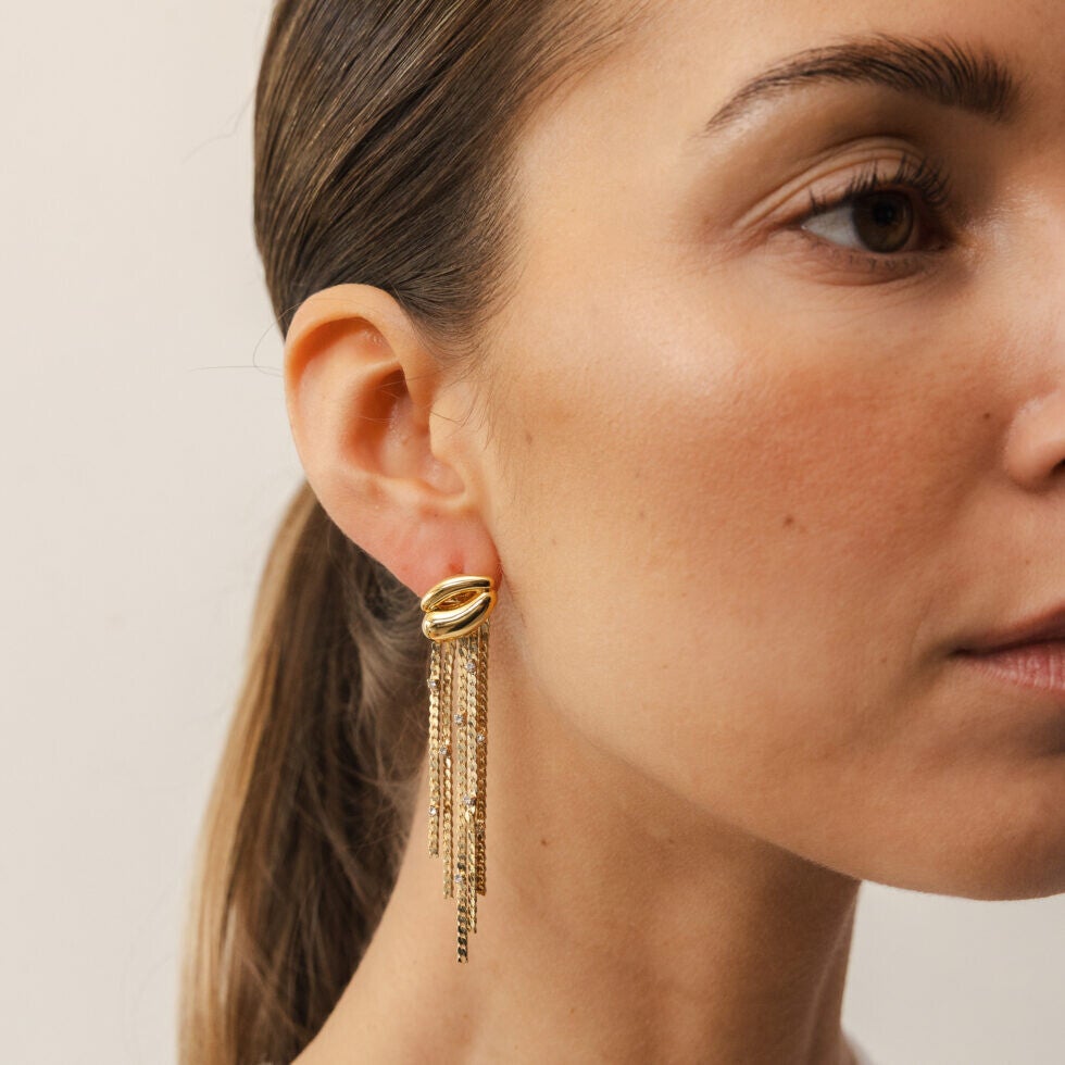 SDP - Lea gold long Earrings