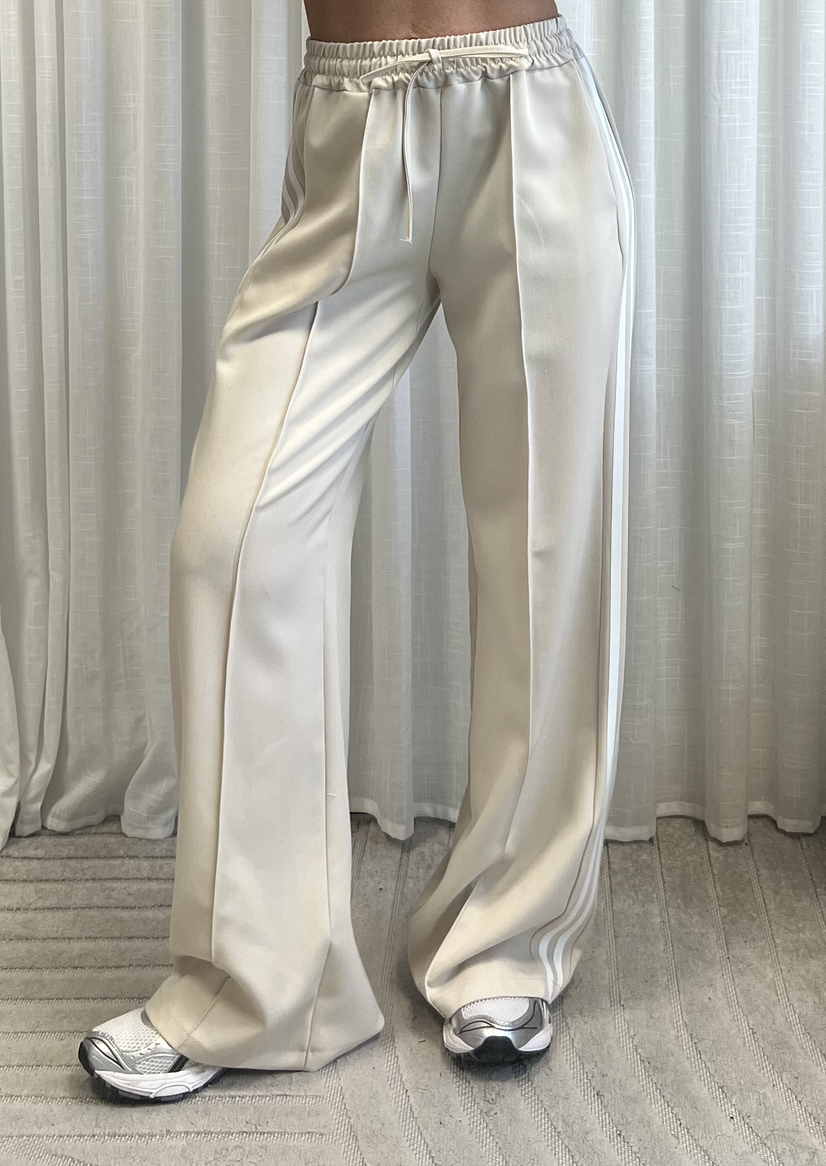 Wide leg pants beige
