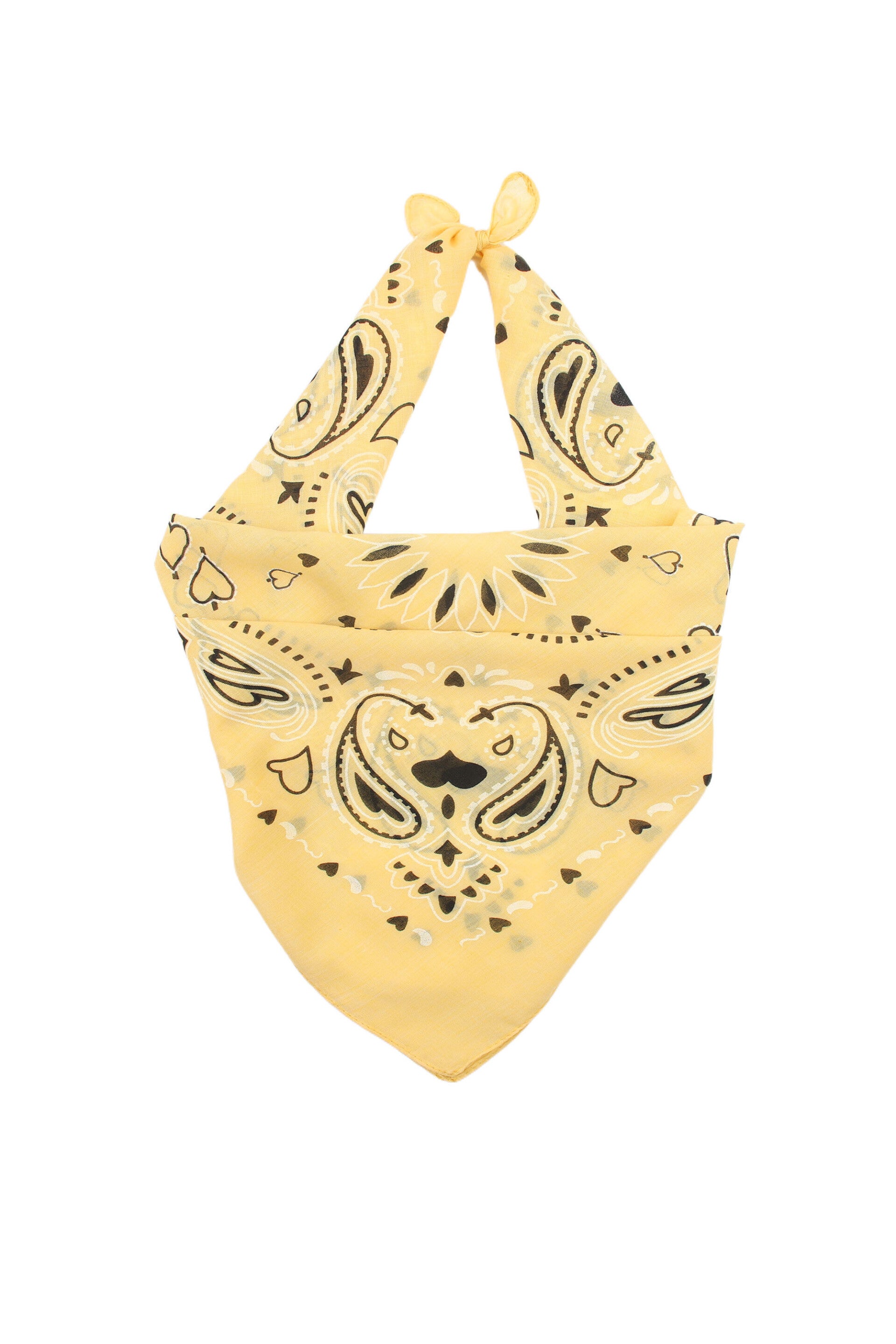 Vierkant sjaaltje butter yellow