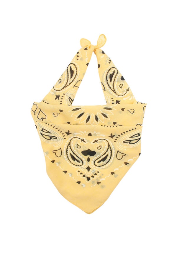 Vierkant sjaaltje butter yellow