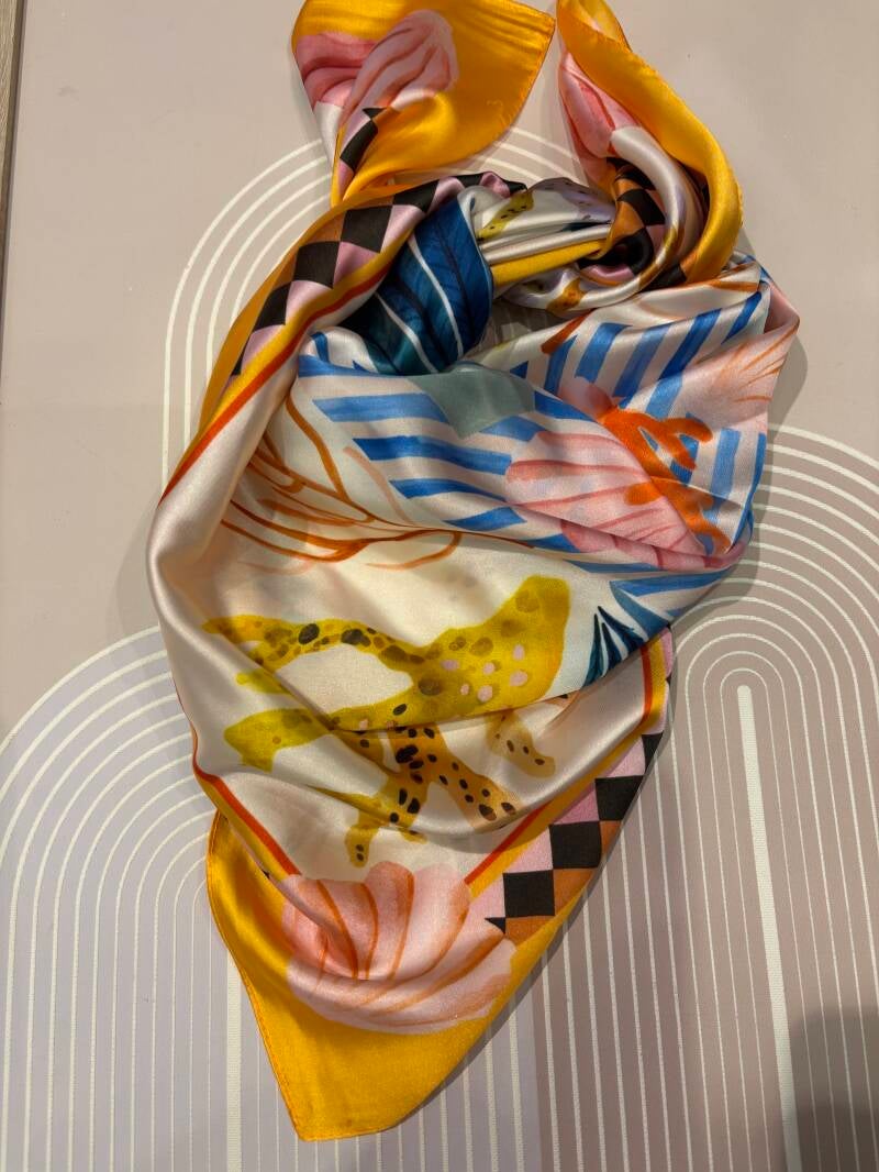 Rosine viscose sjaaltje in prachtige mode tinten