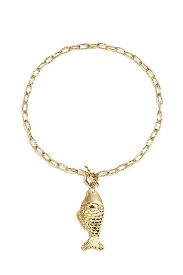 Schakelketting met grote Vis bedel