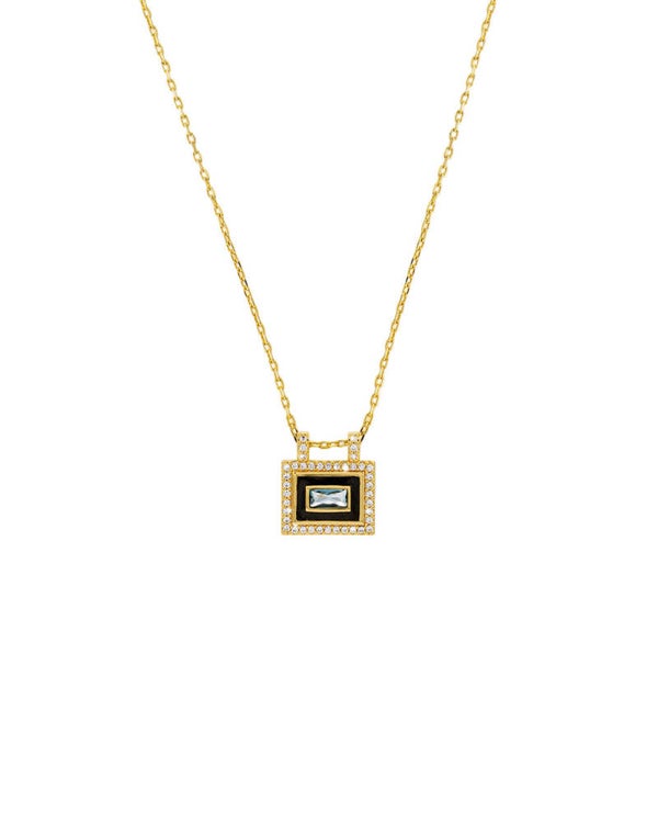 Mya-Bay - Ketting Black Blue El Paso