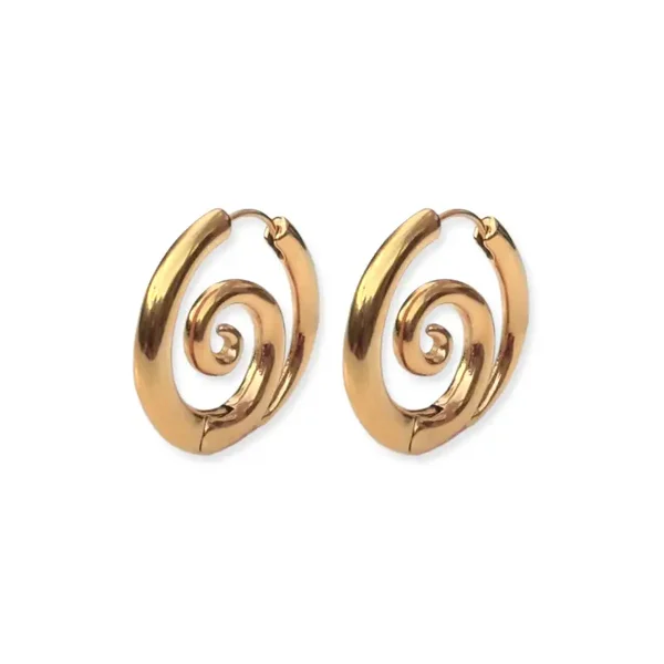 Studio Frenchie - Earrings Golden Spiral