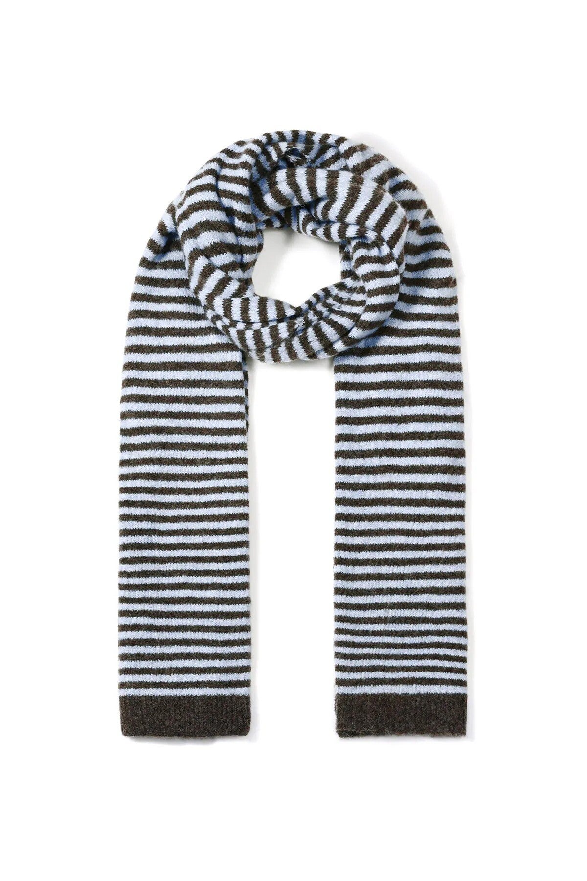 Sjaal met strepen blauw