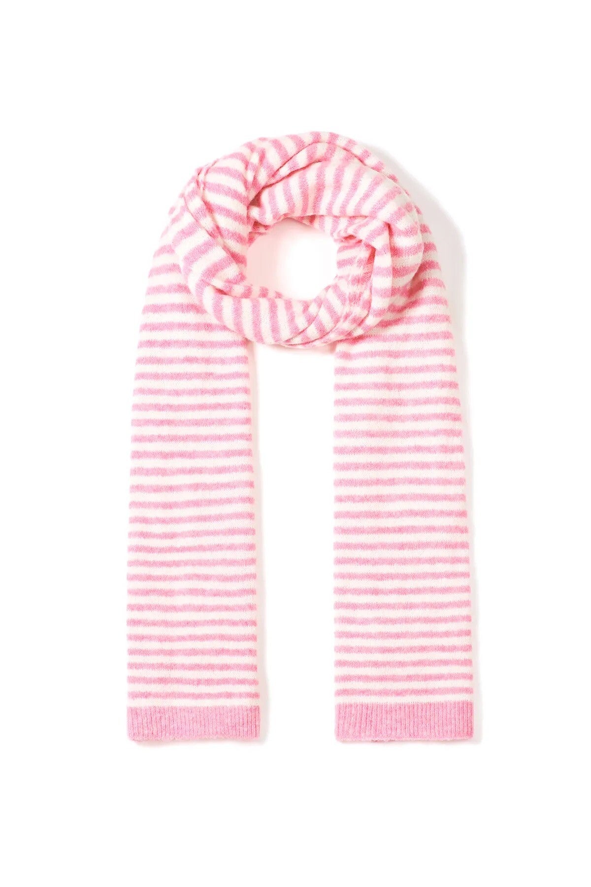 Sjaal met strepen roze