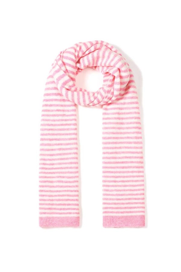 Sjaal met strepen roze