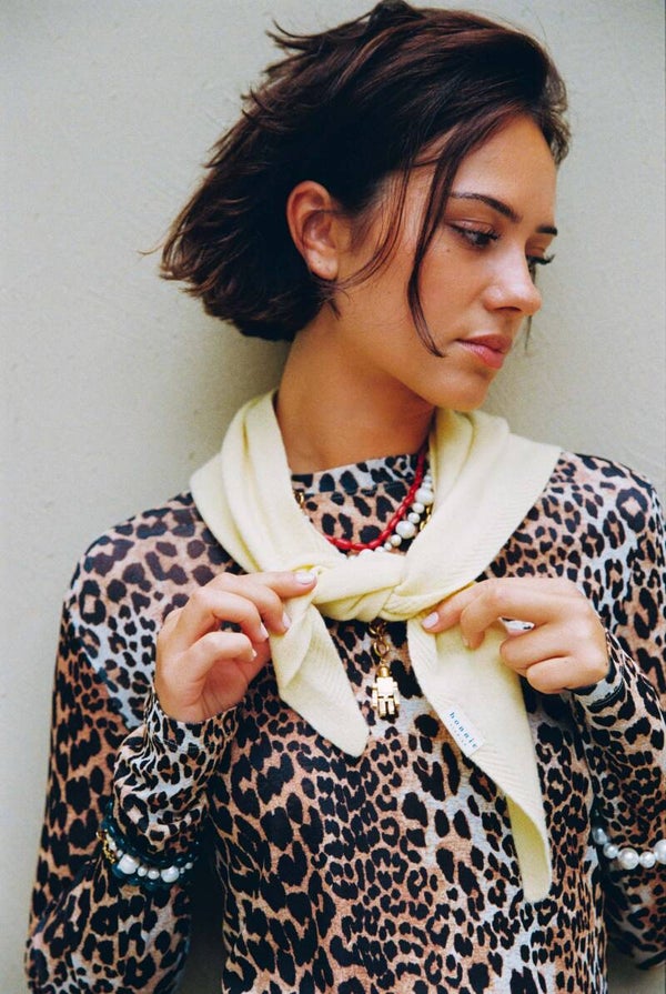 Bonnie Studio - wool Scarf in 4 lichte kleurtjes