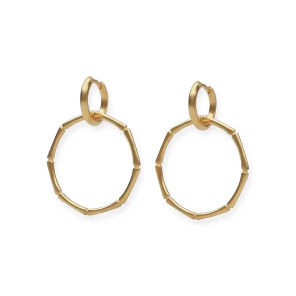 Studio Frenchie - Earrings - Bamboo Gold