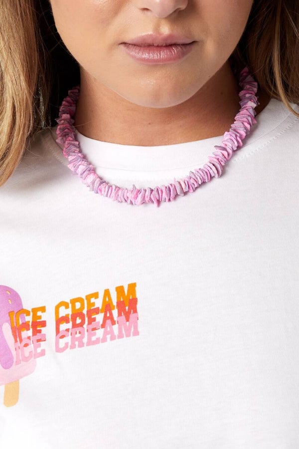 Schelp ketting in 4 kleuren