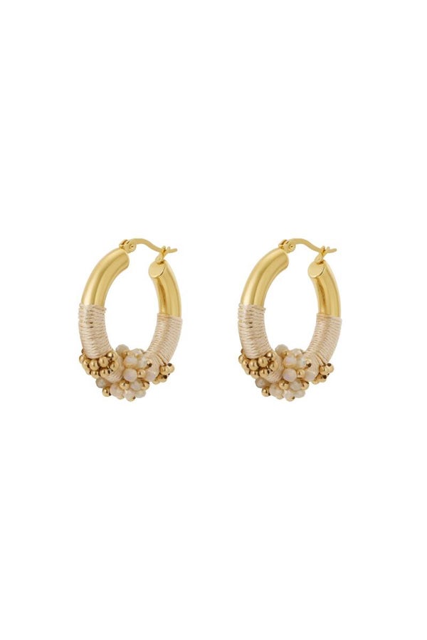 Zomerkleurige oorbellen
