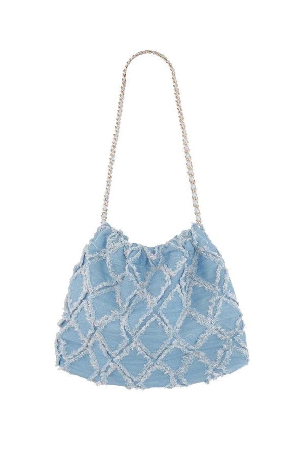 Blauwe Urban stoffen tas
