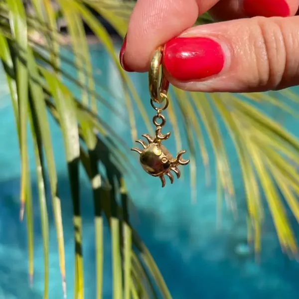 Studio Frenchie - Single Earring - Golden Crab
