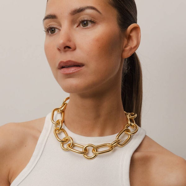 SDP - Vega chain gold statement Necklace