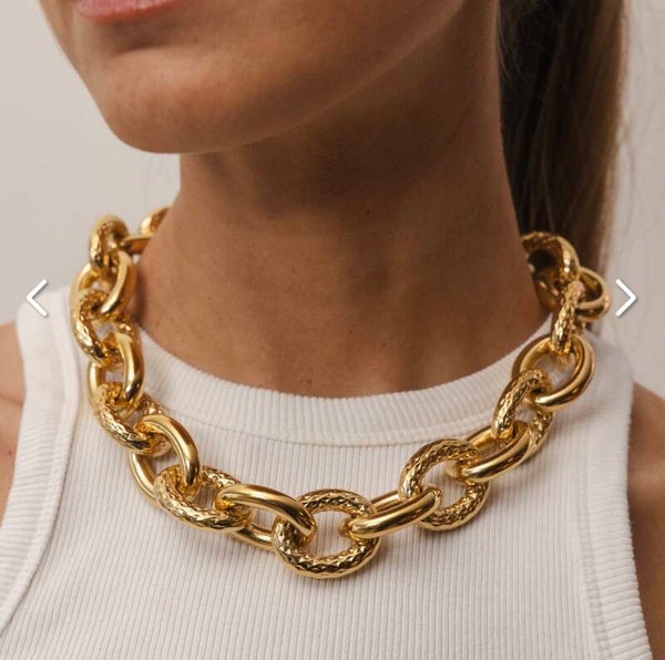 SDP - Amalia chain gold statement Necklace