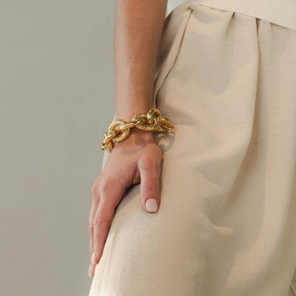 SDP - AMALIA CHAIN GOLD STATEMENT BRACELET