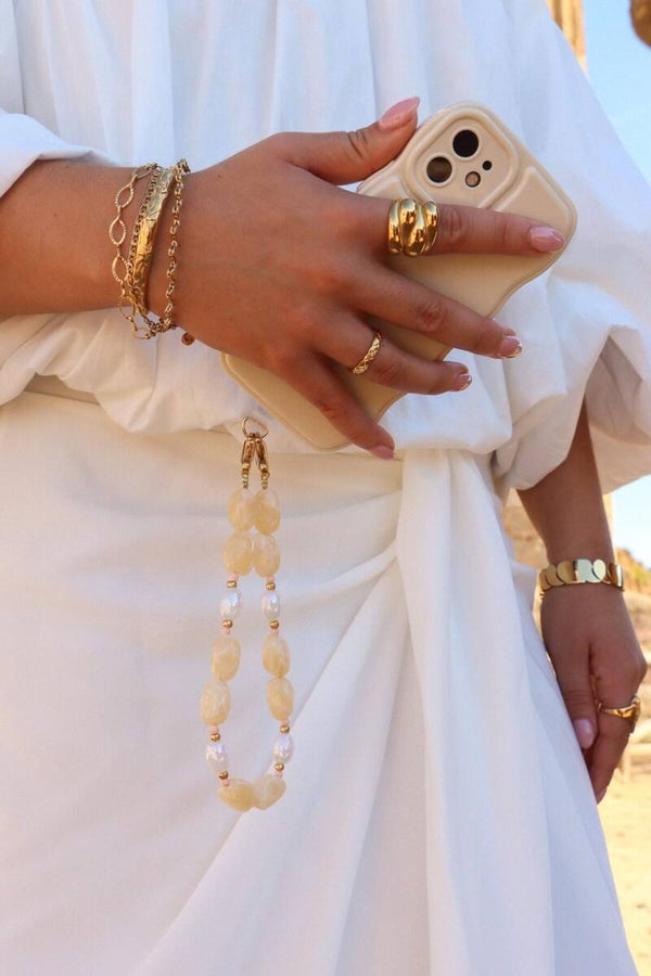 Label Kiki - Butter yellow Telefoonkoord