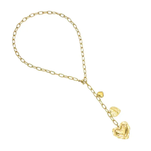 Stainless steel - Fatty love Y ketting