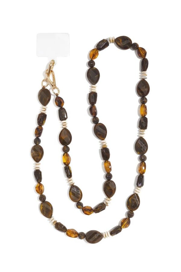 Telefoonketting bruin