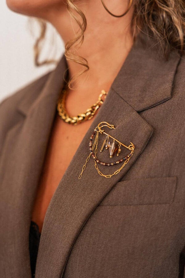 Label Kiki - Secret Embrace Broche gold